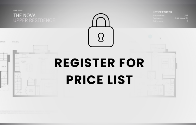 Official Riverview South price list and VIP incentives for new builds in Oakville near Bronte Rd.